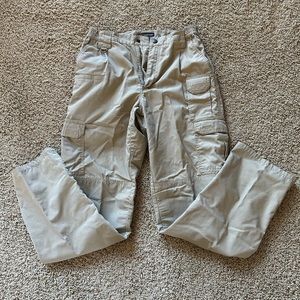 5.11 Taclite Pro Ripstop Khaki Pants, Men’s 32 waist 34 inseam